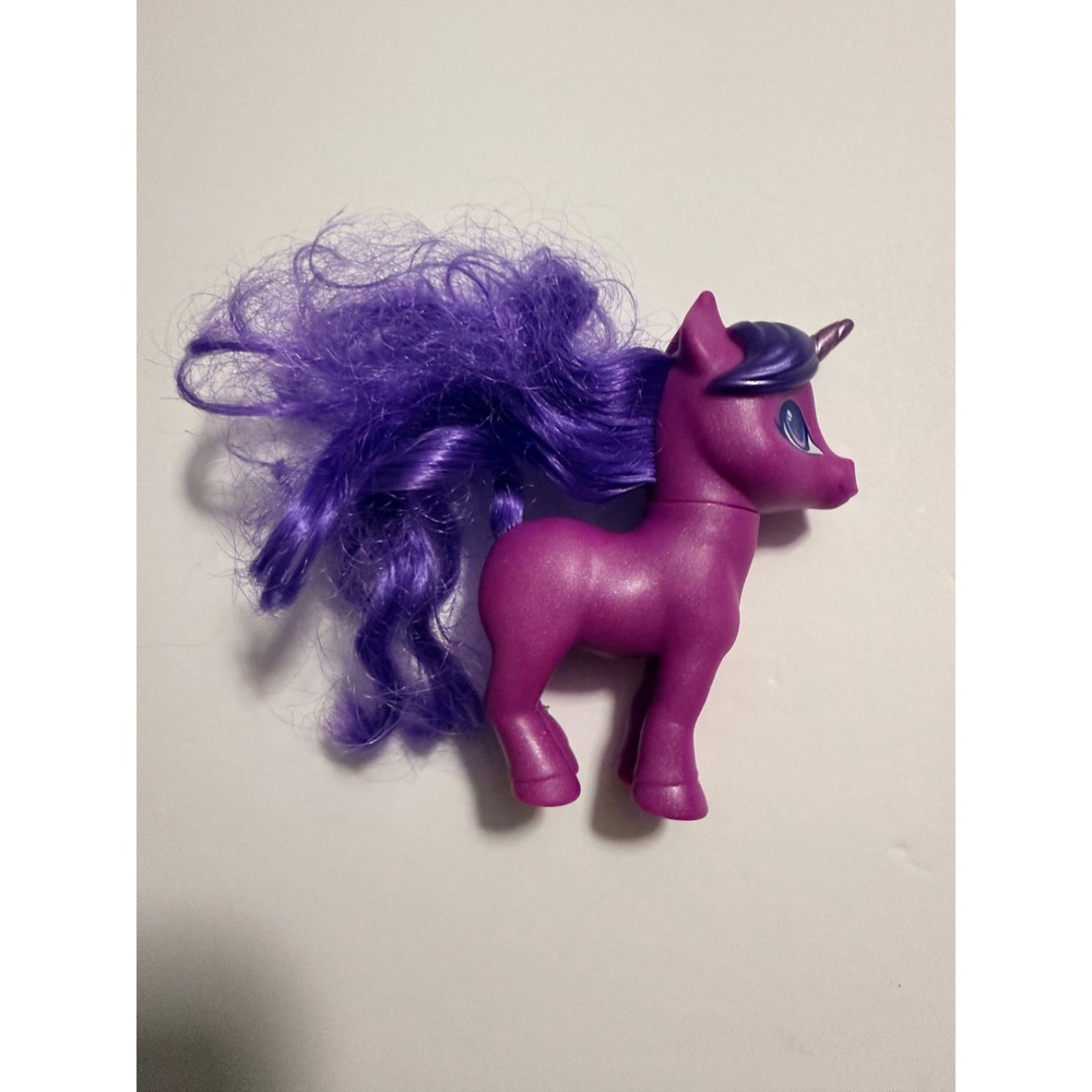 Purple Unicorn‎ Pony Figure Shimmer Horn Purple Hair 2021 JP China 1441GP01